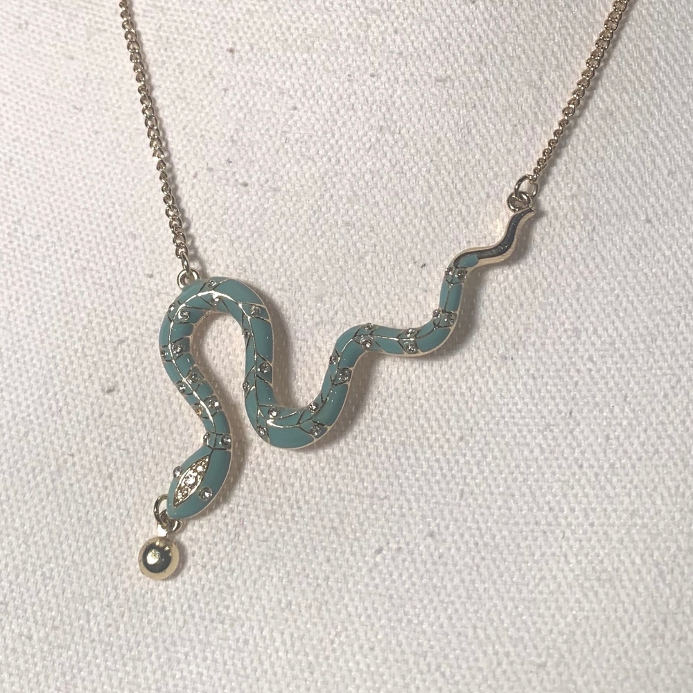 Crystal Snake Necklace by J. Lo